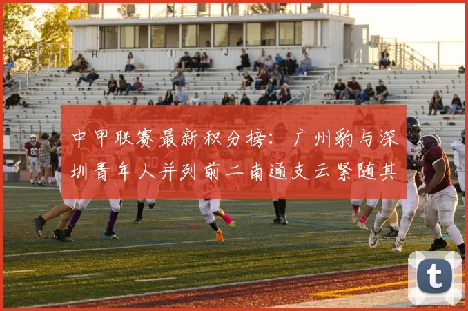 中甲联赛最新积分榜：广州豹与深圳青年人并列前二南通支云紧随其后